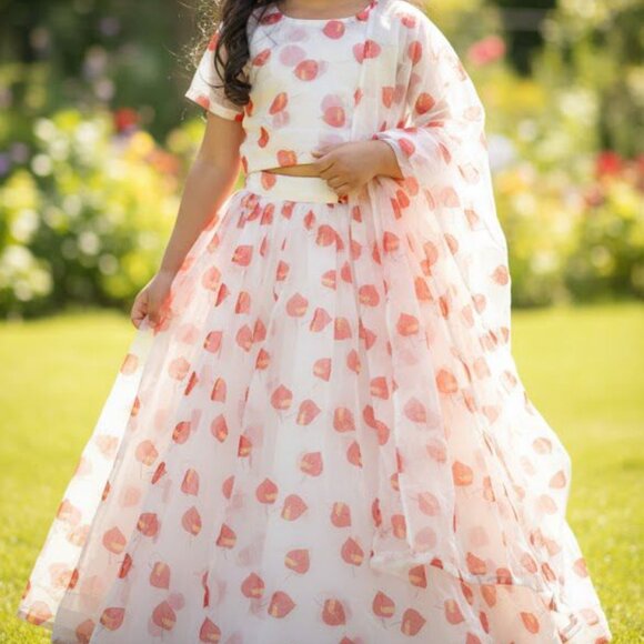 GIRL'S KIDS LEHENGA CHOLI - Picture 1 of 1